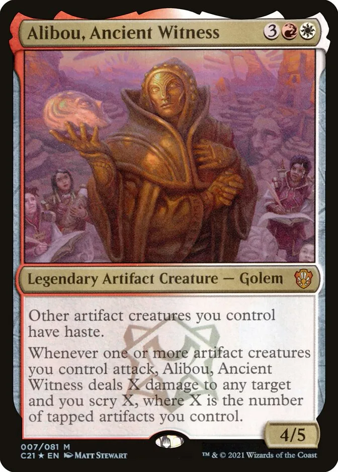 Alibou, Ancient Witness Front Face