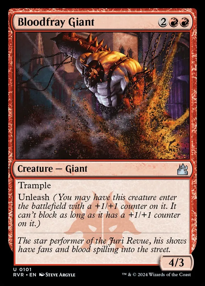 Bloodfray Giant Front Face