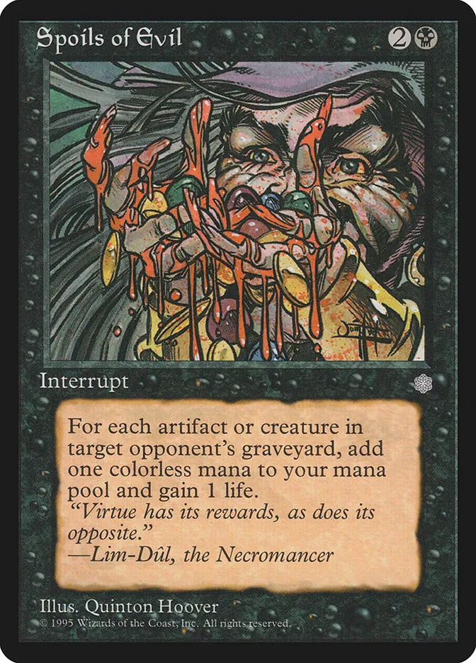 Spoils of Evil Front Face