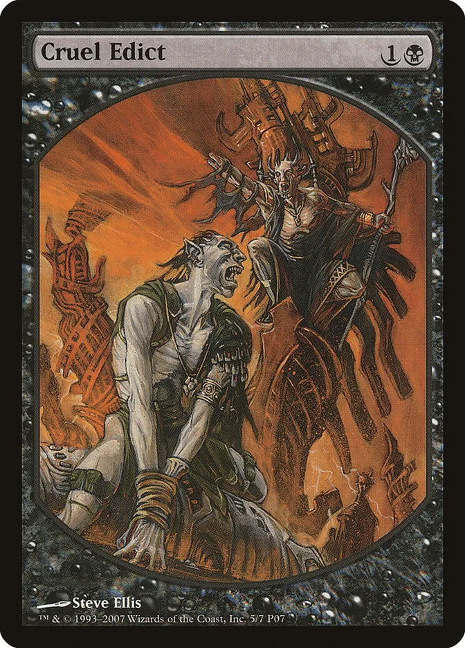 Cruel Edict Front Face