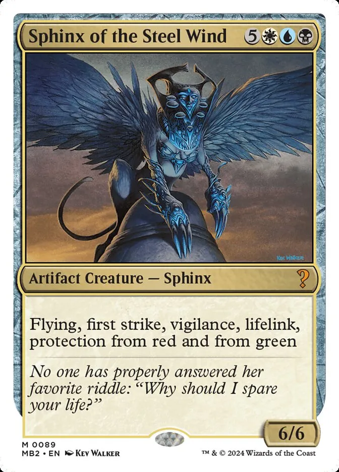 Sphinx of the Steel Wind Front Face