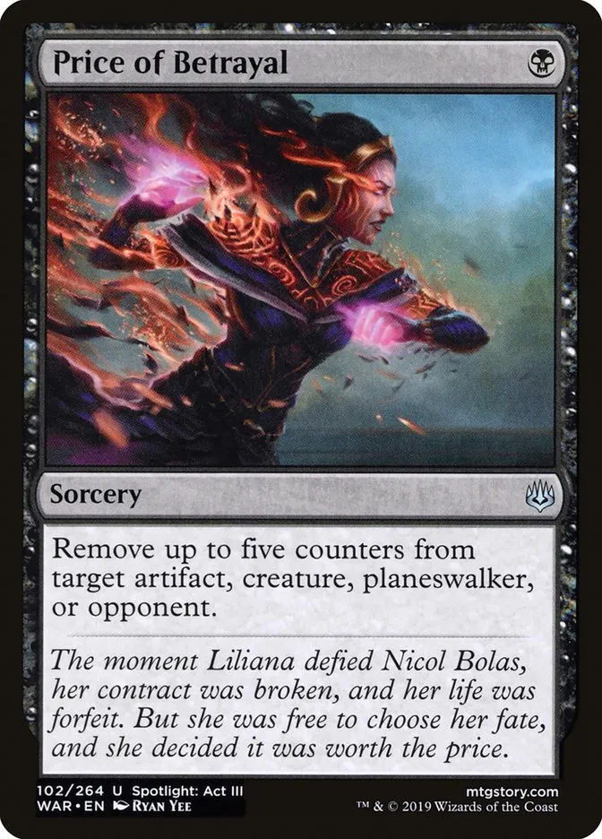Price of Betrayal Front Face