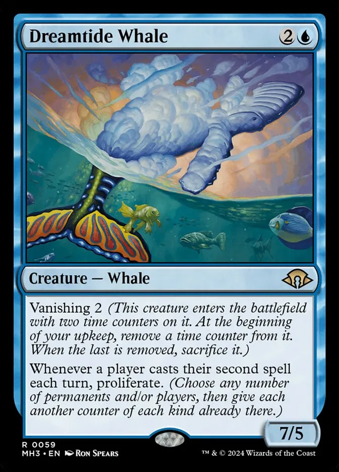 Dreamtide Whale Front Face