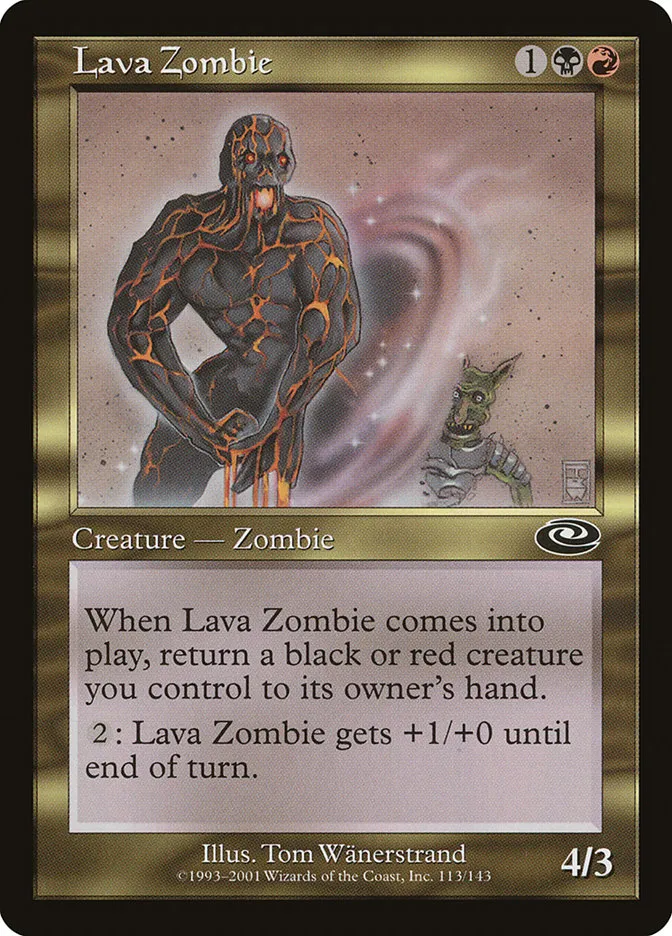 Lava Zombie Front Face