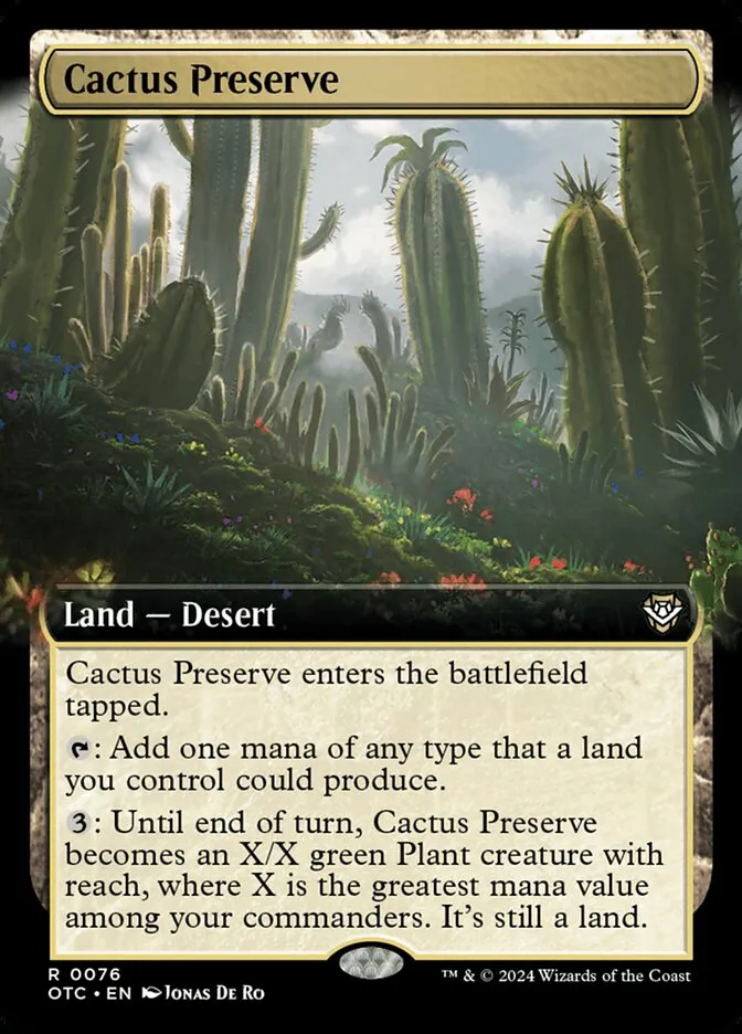 Cactus Preserve Front Face