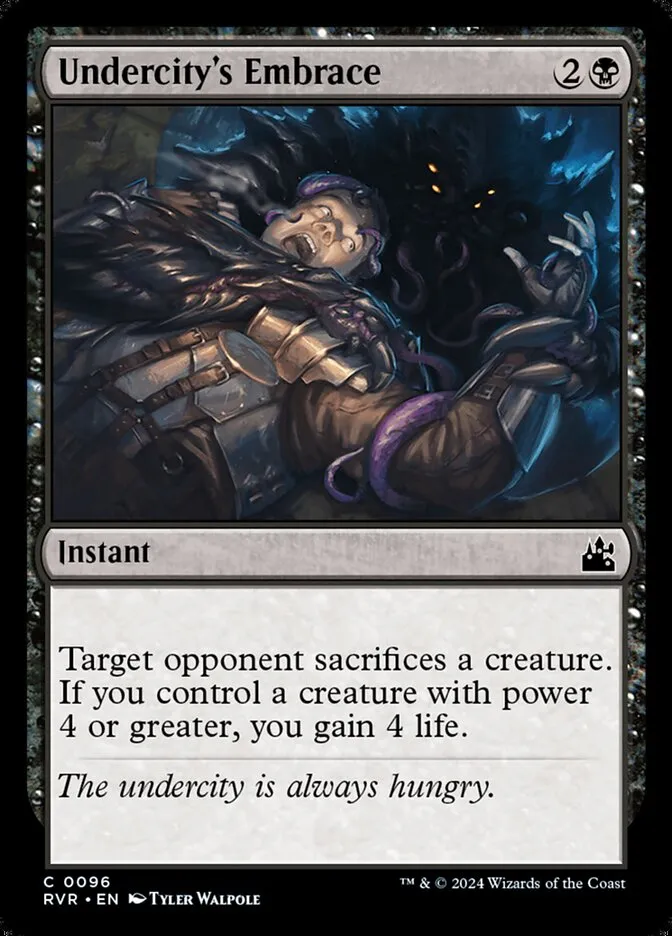 Undercity's Embrace Front Face
