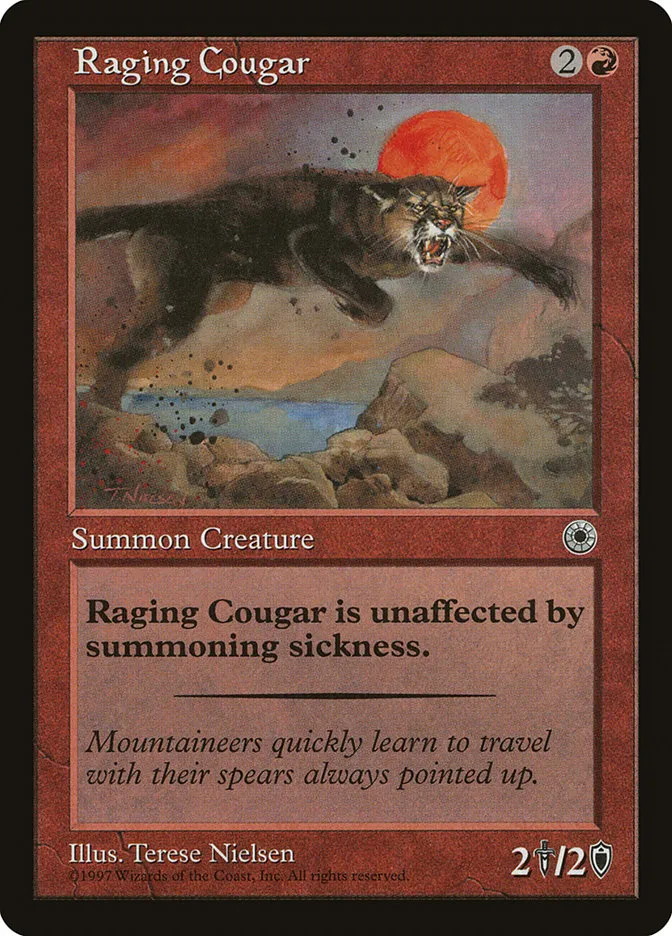 Raging Cougar Front Face