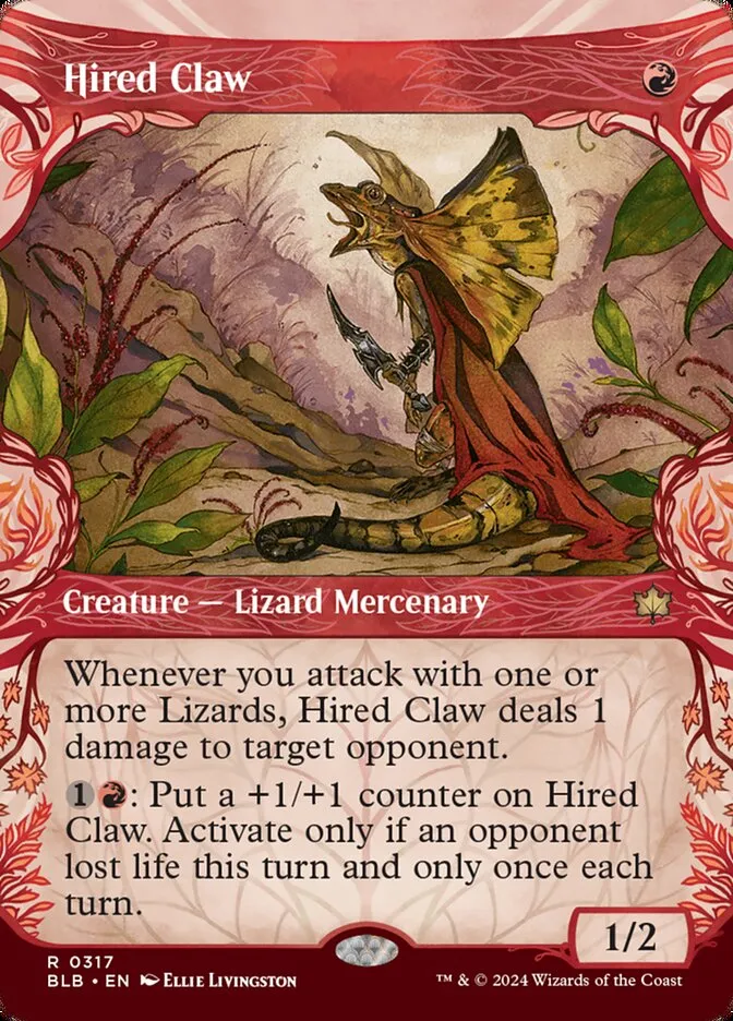 Hired Claw Front Face