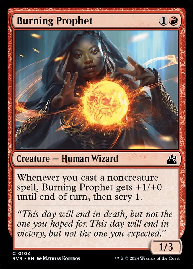 Burning Prophet Front Face