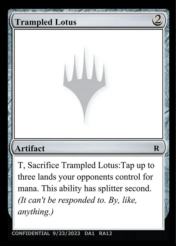 Trampled Lotus Front Face