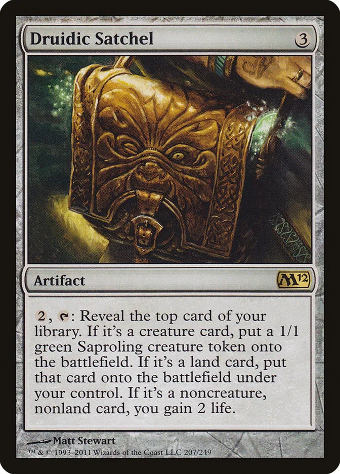 Druidic Satchel Front Face