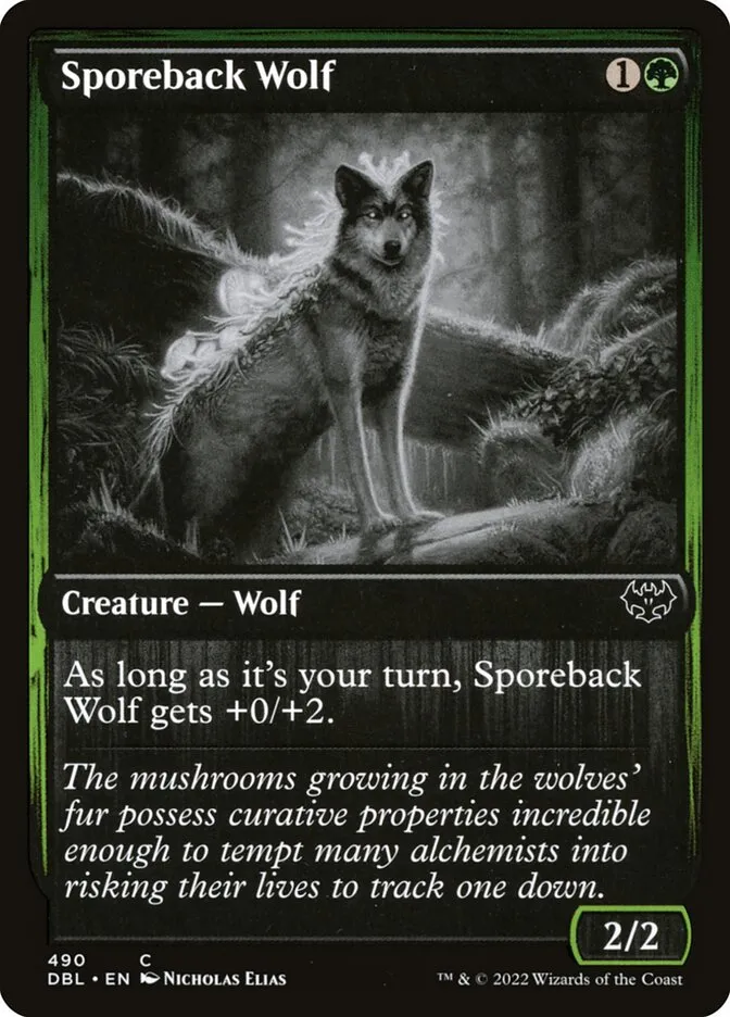 Sporeback Wolf Front Face