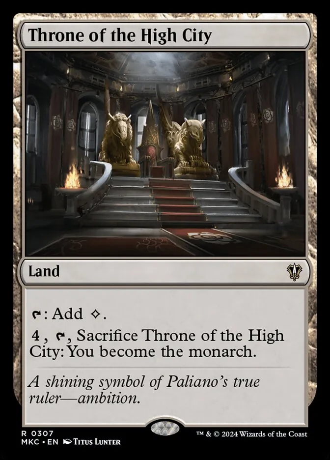 Throne of the High City Front Face