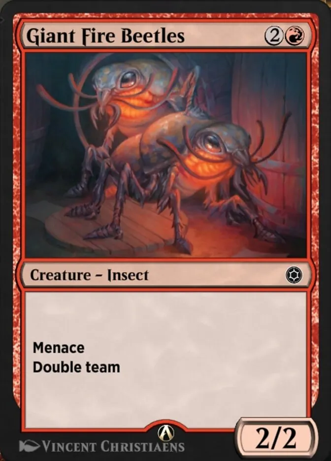Giant Fire Beetles Front Face