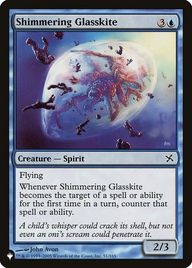 Shimmering Glasskite Front Face