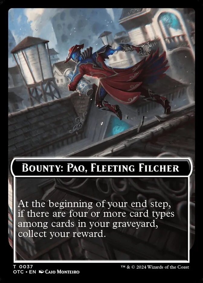Bounty: Paq, Fleeting Filcher // Wanted! Front Face
