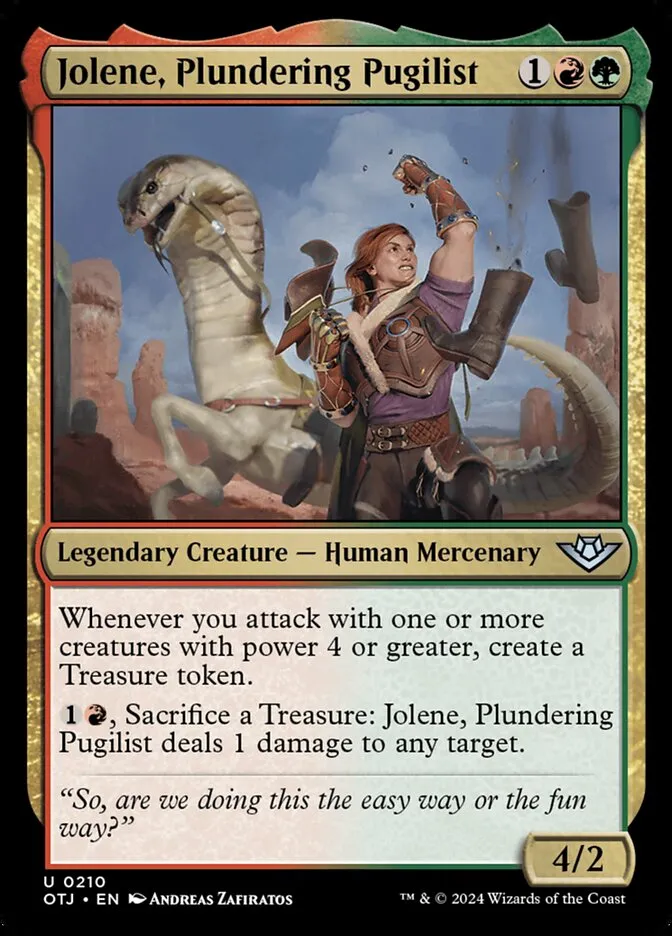 Jolene, Plundering Pugilist Front Face
