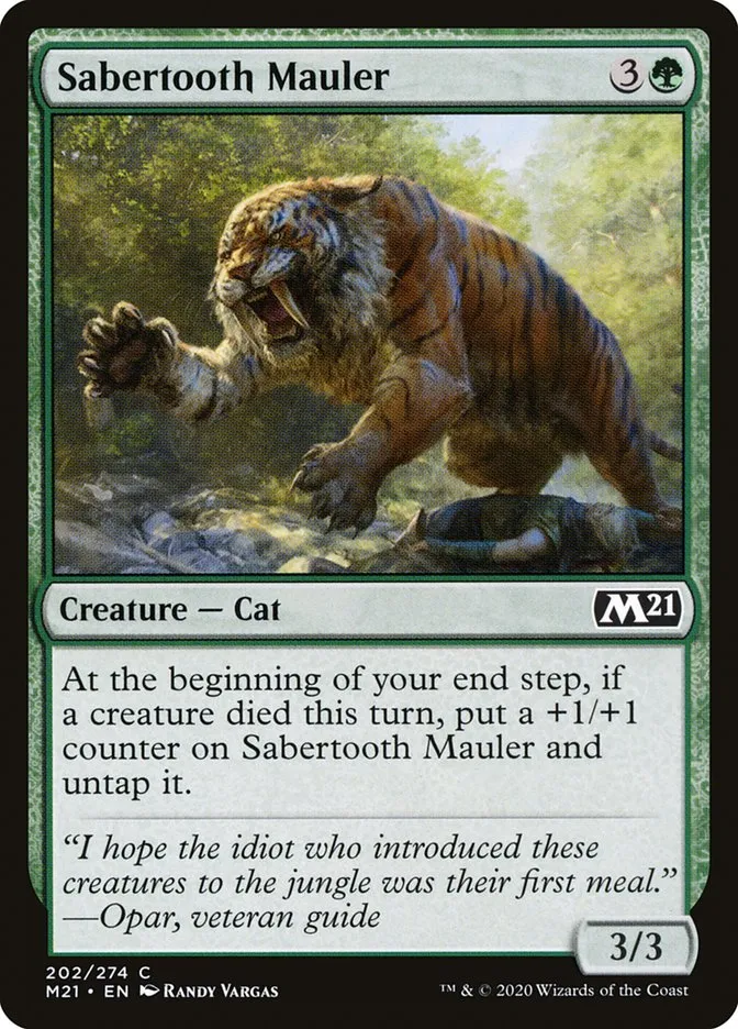 Sabertooth Mauler Front Face