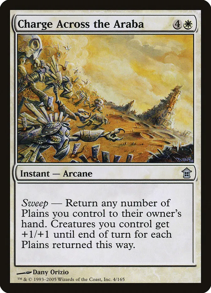 Charge Across the Araba Front Face