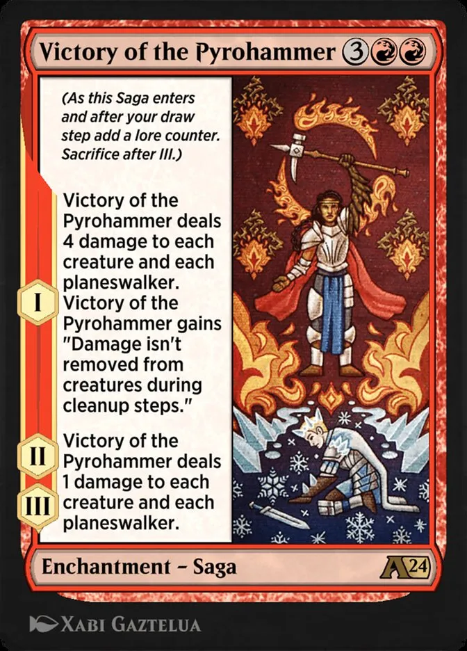 Victory of the Pyrohammer Front Face