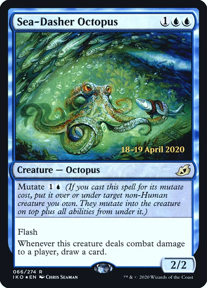Sea-Dasher Octopus Front Face