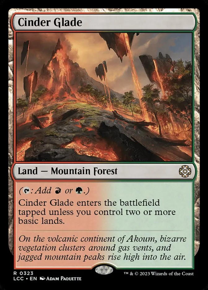Cinder Glade Front Face
