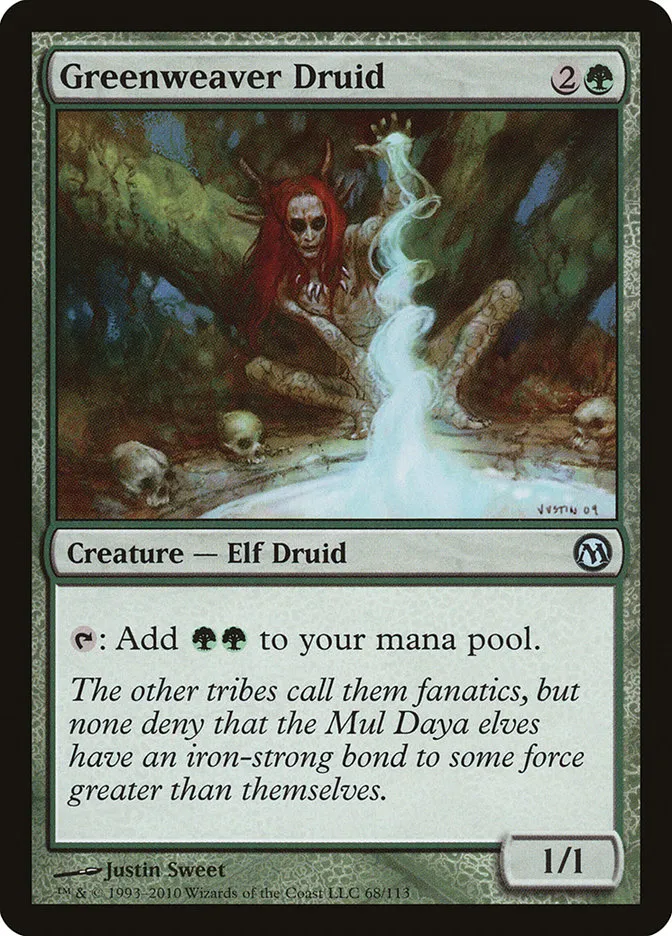 Greenweaver Druid Front Face