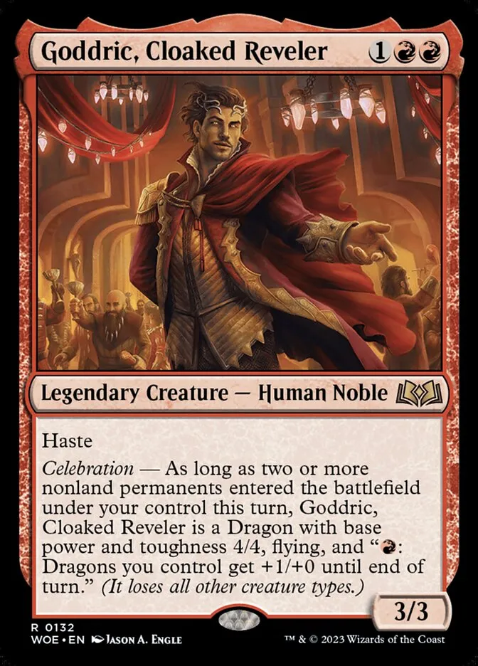 Goddric, Cloaked Reveler Front Face