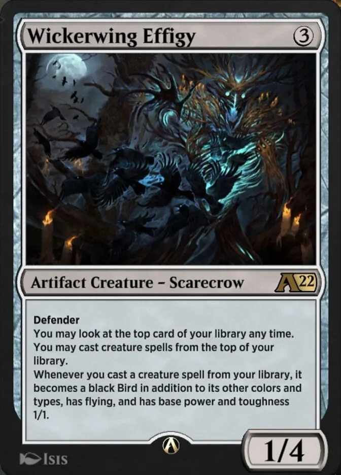 Wickerwing Effigy Front Face