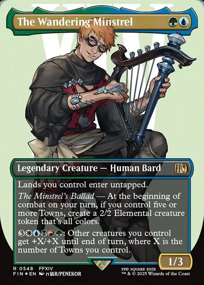 The Wandering Minstrel Front Face