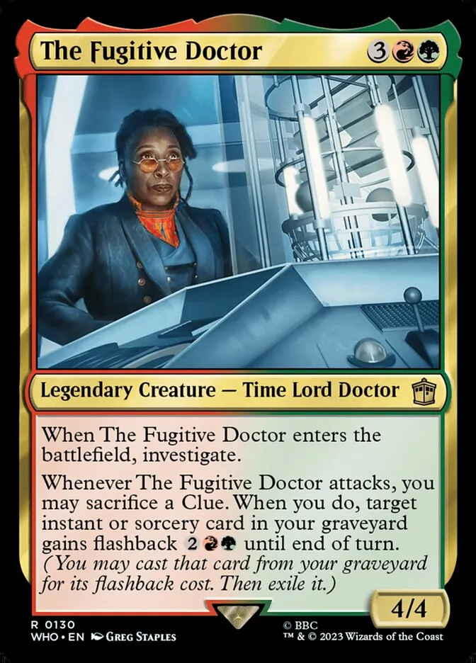 The Fugitive Doctor Front Face