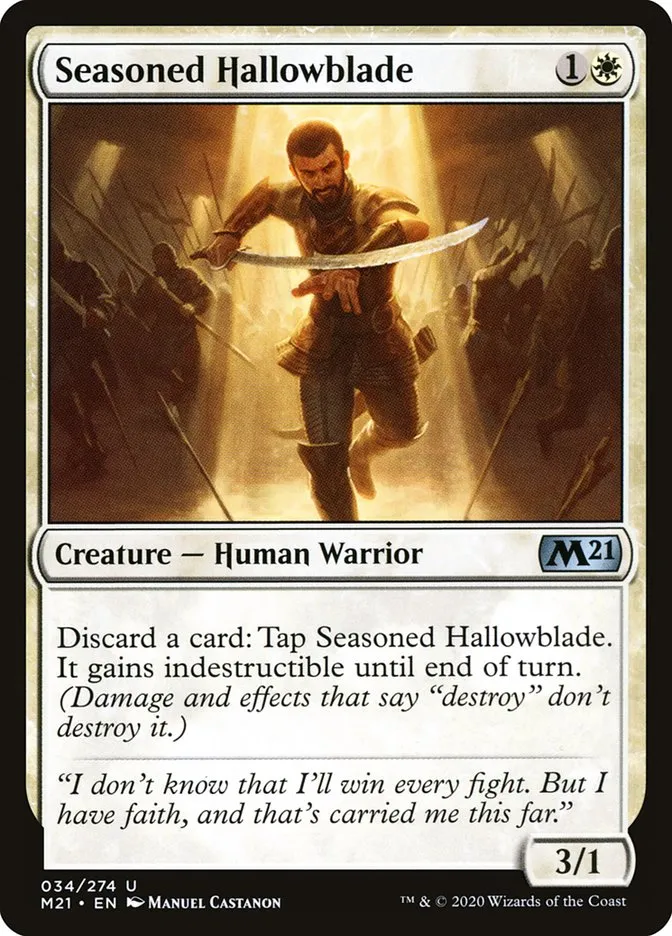 Seasoned Hallowblade Front Face
