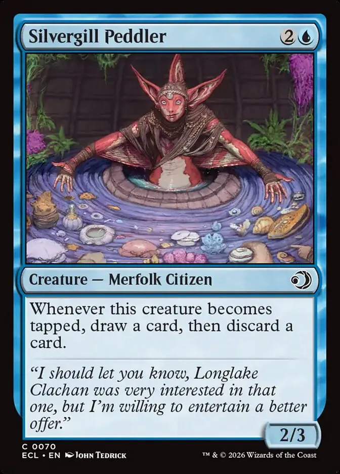 Silvergill Peddler Front Face