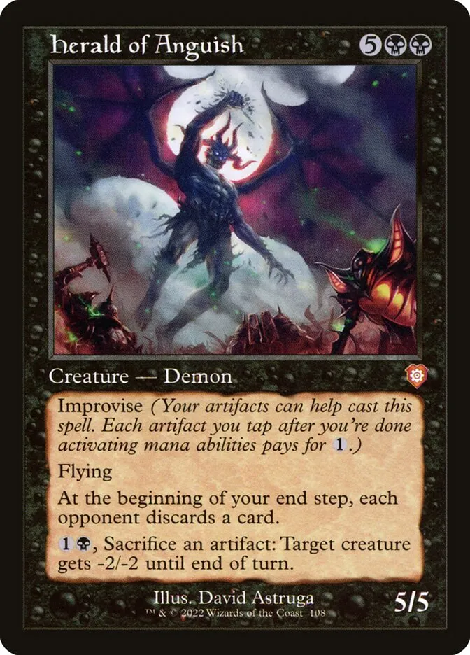 Herald of Anguish Front Face