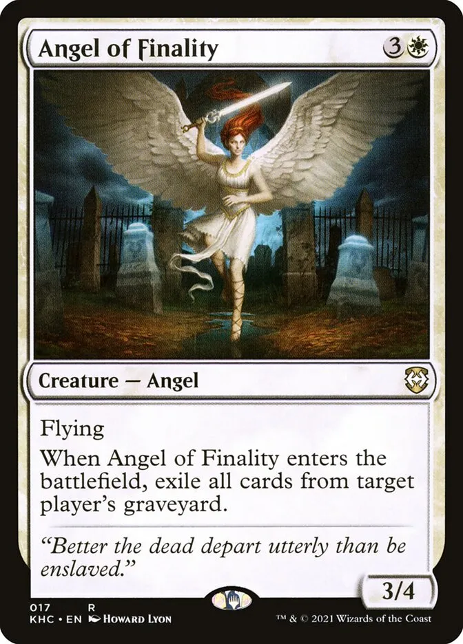 Angel of Finality Front Face