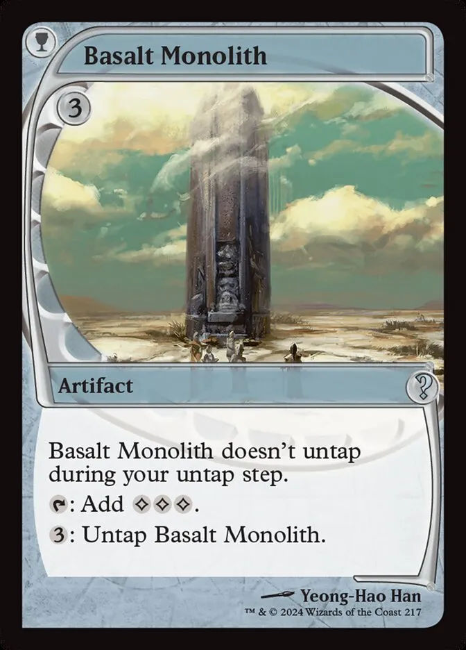 Basalt Monolith Front Face