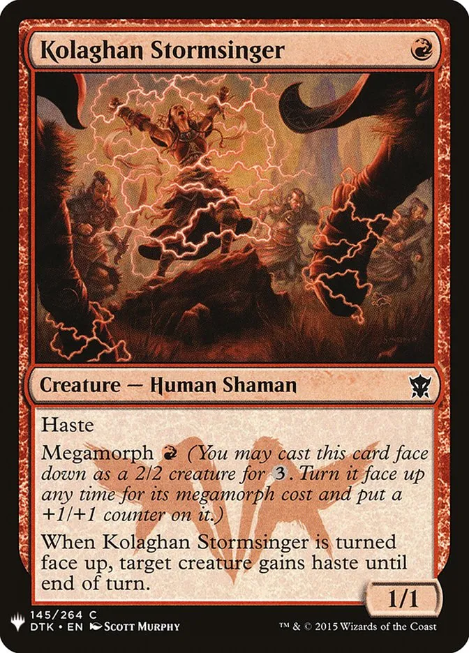Kolaghan Stormsinger Front Face