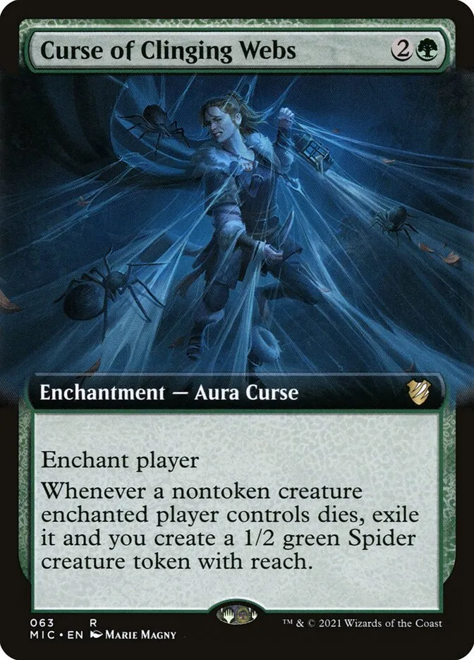 Curse of Clinging Webs Front Face
