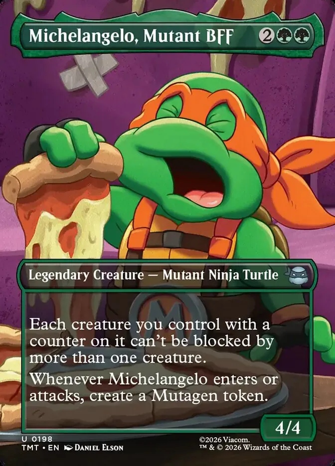 Michelangelo, Mutant BFF Front Face