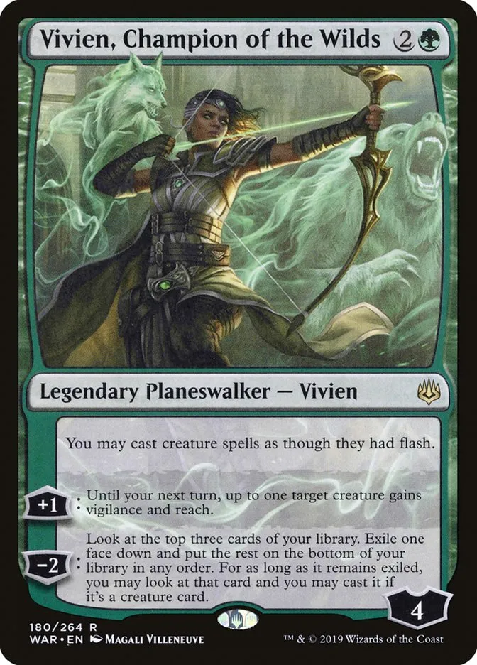 Vivien, Champion of the Wilds Front Face