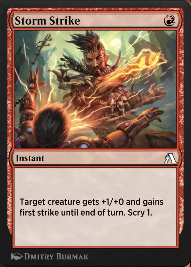Storm Strike Front Face