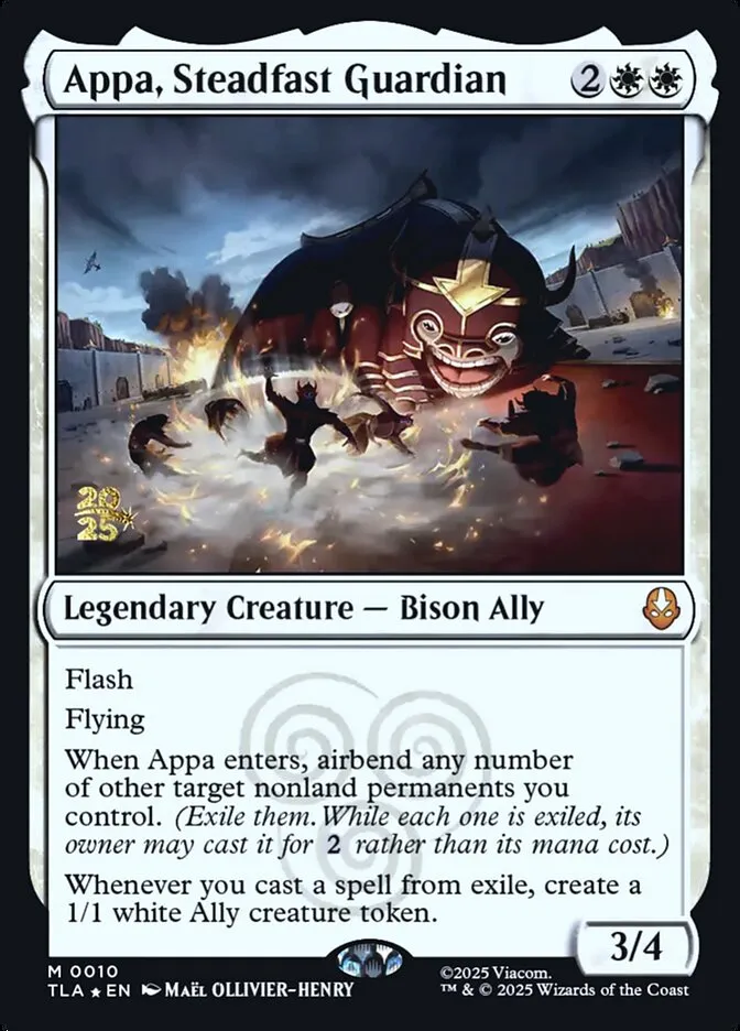 Appa, Steadfast Guardian Front Face