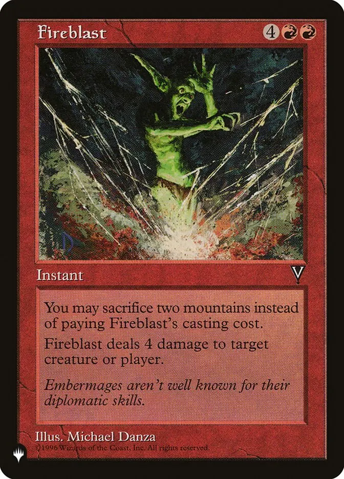 Fireblast Front Face