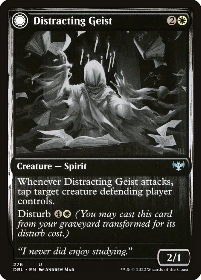Distracting Geist // Clever Distraction Front Face