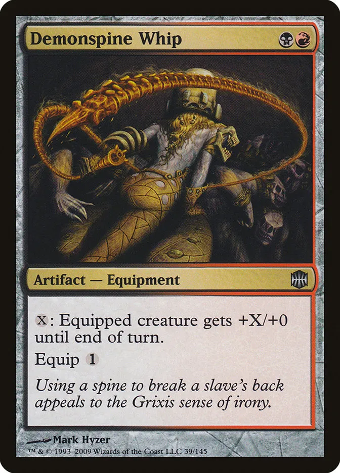 Demonspine Whip Front Face
