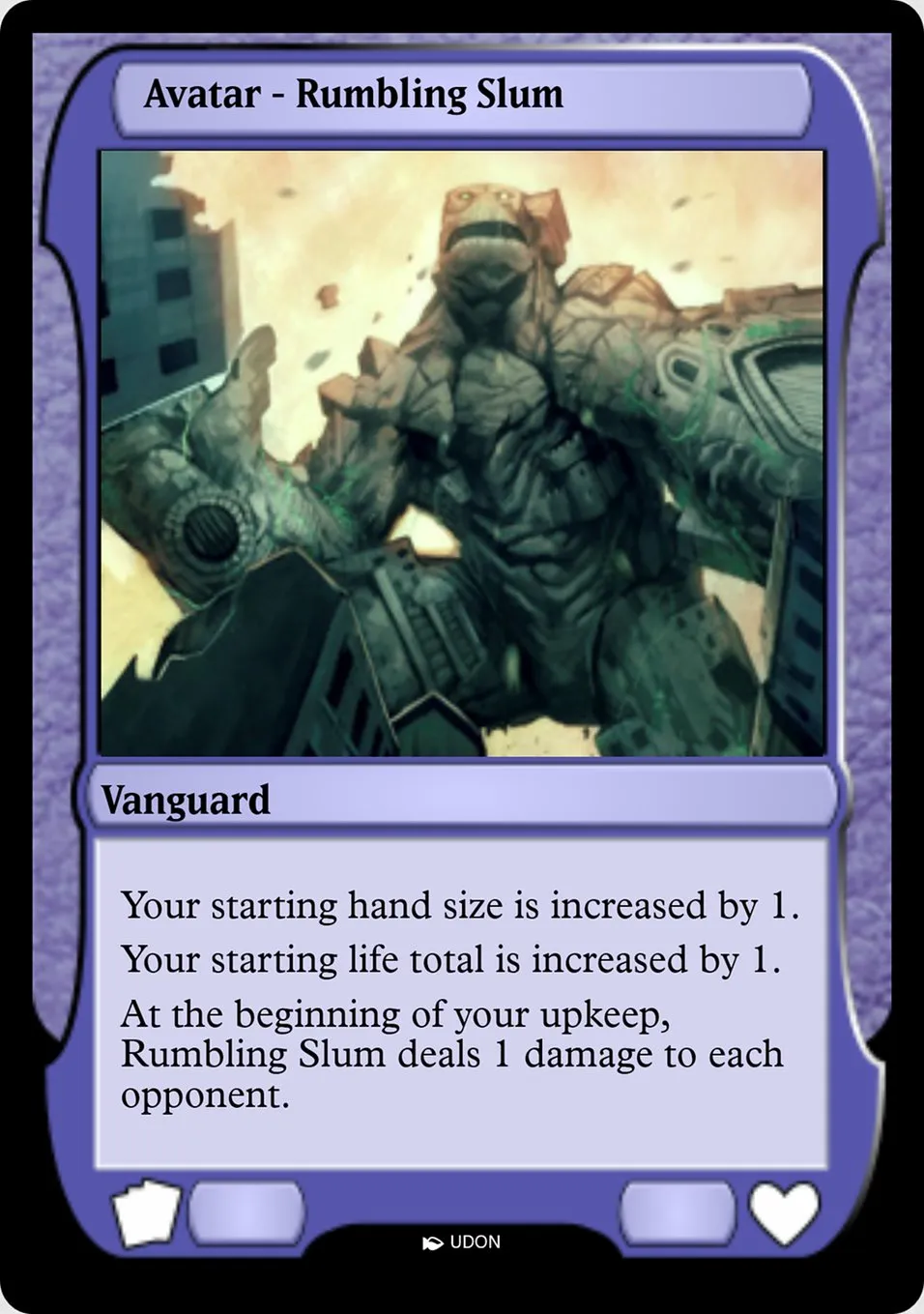 Rumbling Slum Avatar Front Face