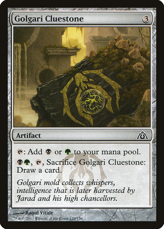 Golgari Cluestone Front Face