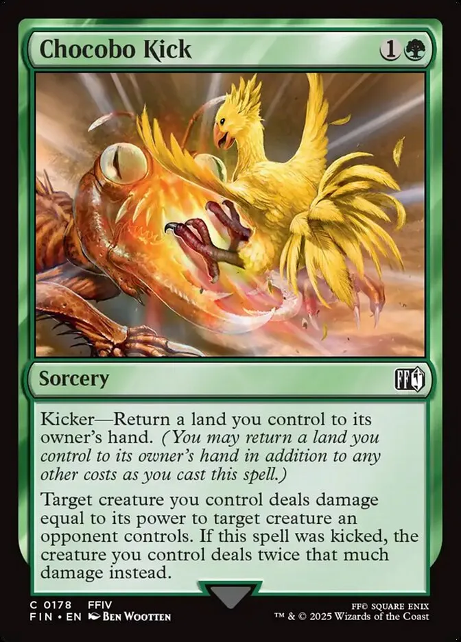 Chocobo Kick Front Face