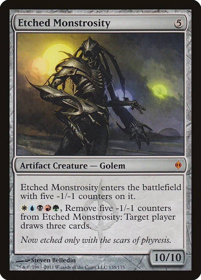 Etched Monstrosity Front Face