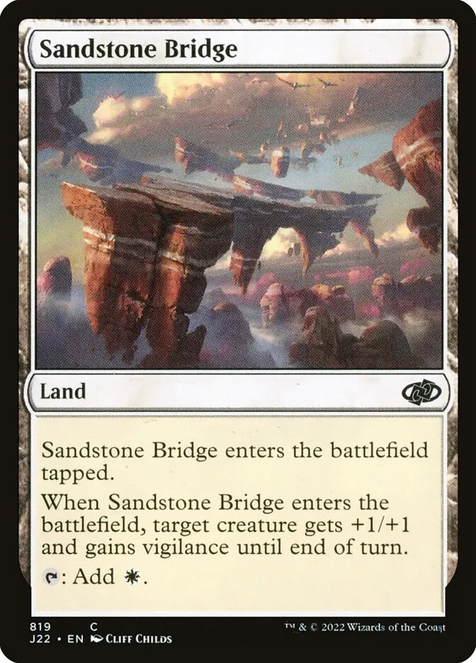 Sandstone Bridge Front Face